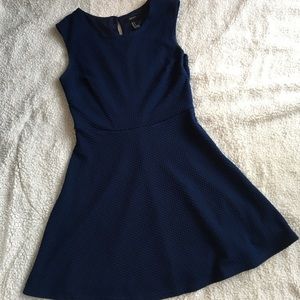 Forever 21 Navy Fit and Flare Dress 👗